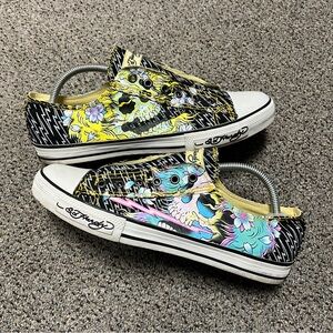 Womens Vintage Y2K Ed Hardy Sneakers